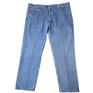 Wrangler‎ Mens Jeans 40x30 Light Wash Blue Comfort Fit Denim Pants